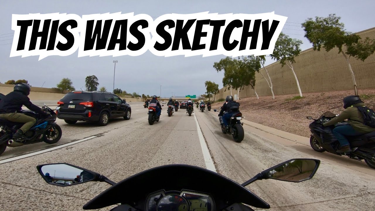 CRAZY FIRST AZ GROUP RIDE | Aprilia RS660 Crash 😳