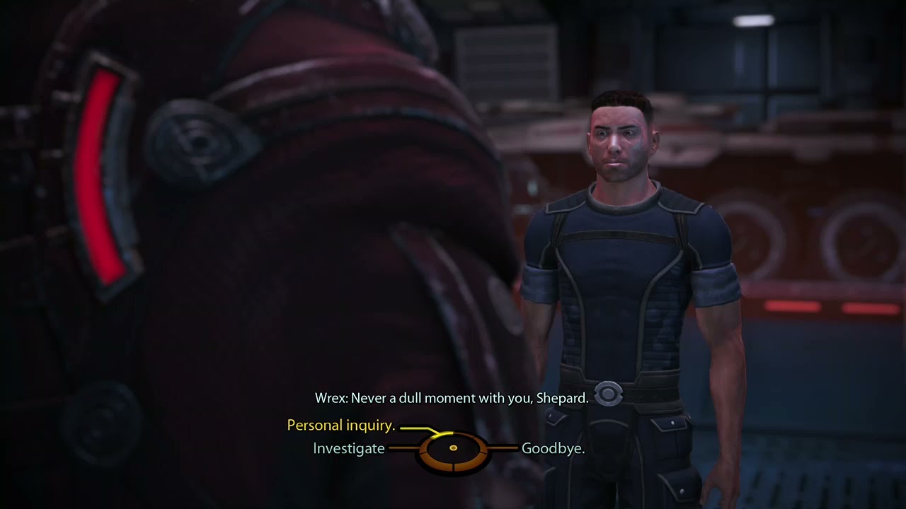 Mass Effect LE: Wrex knows and fought Aria?? o.O