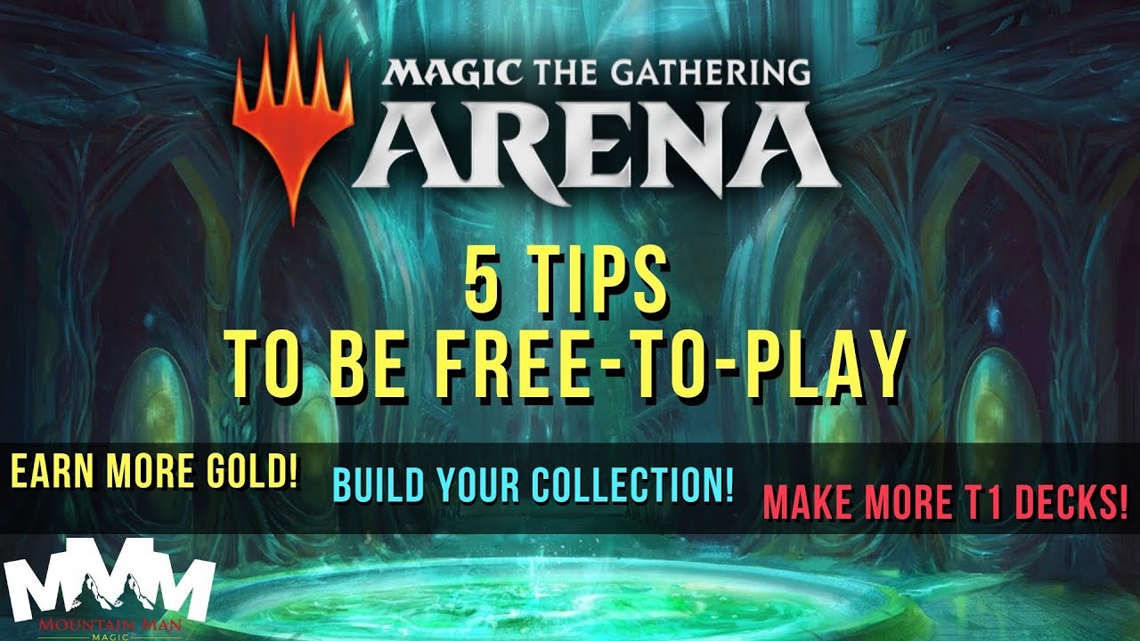 MTG Arena Tips and Tricks Beginners Guide - Free to Play and Collection Building Tips!