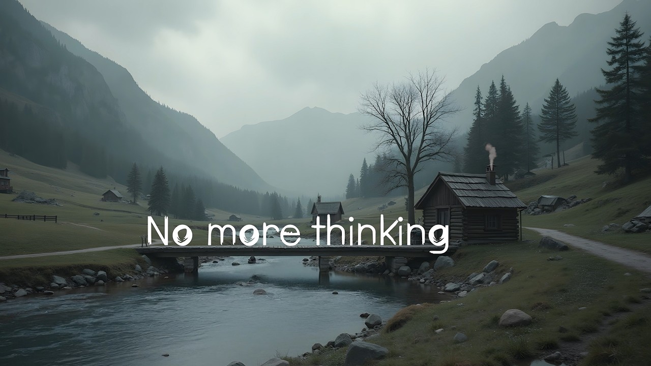 No more thinking today, and listen to Calm, Melancholic Focus Music