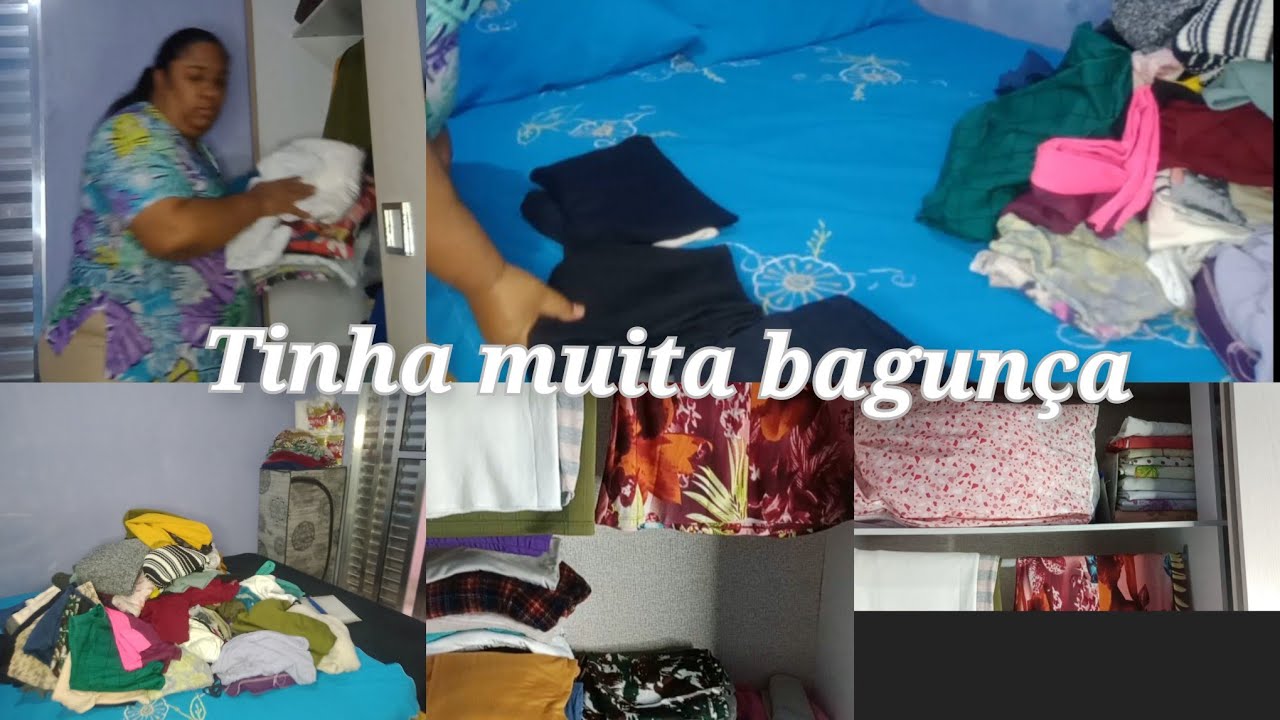 ORGANIZAÇÃO DO GUARDA -ROUPA/TUDO BAGUNÇADO/DESAPEGO 