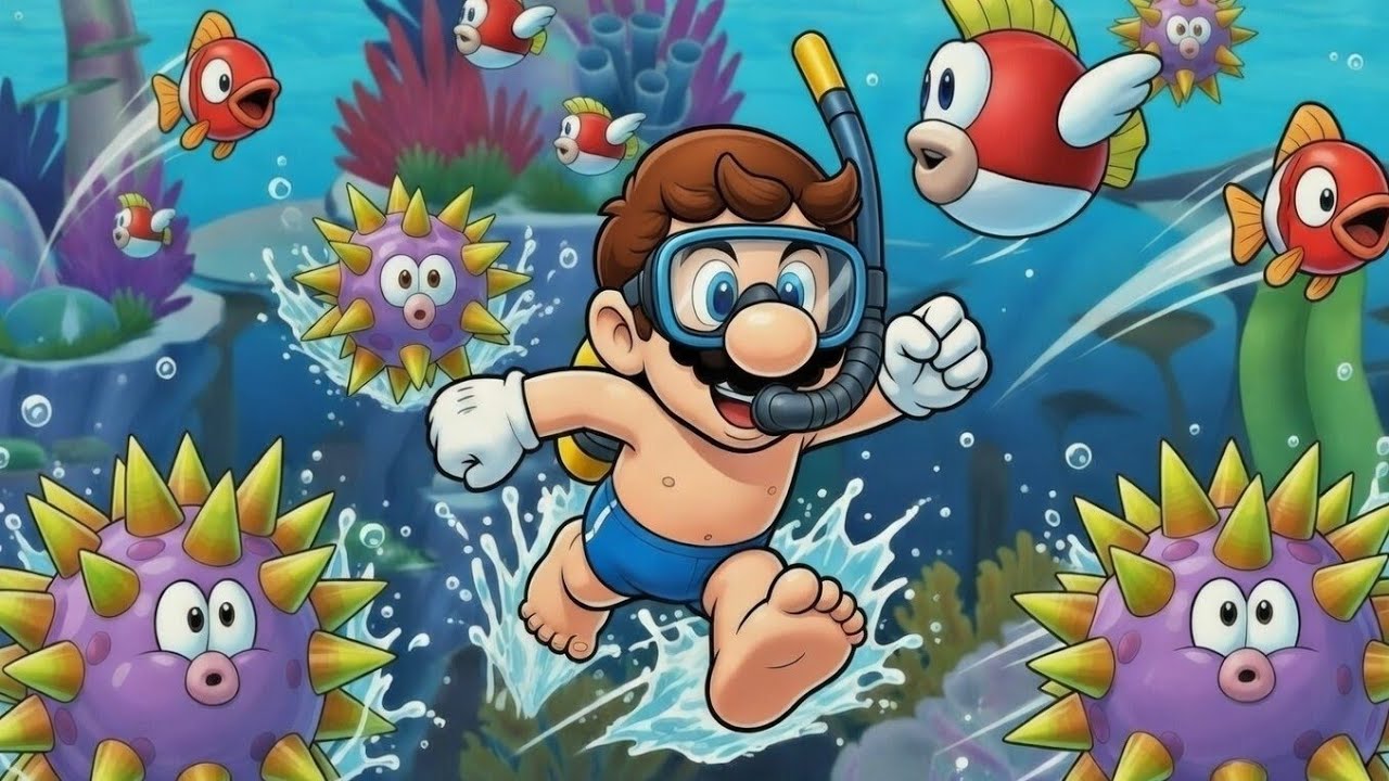Super Mario Tauchabenteuer - Lets play - Nintendo Gaming