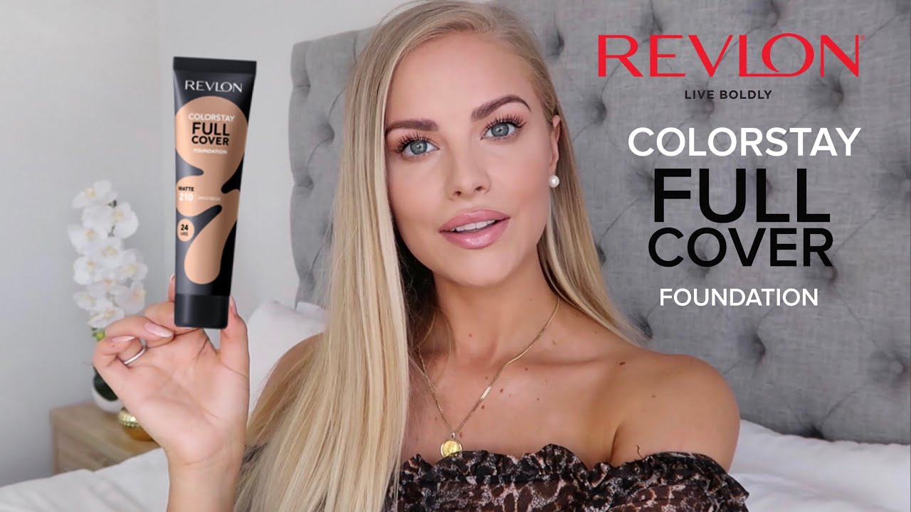REVLON COLORSTAY FULL COVER FOUNDATION: wear + workout test!