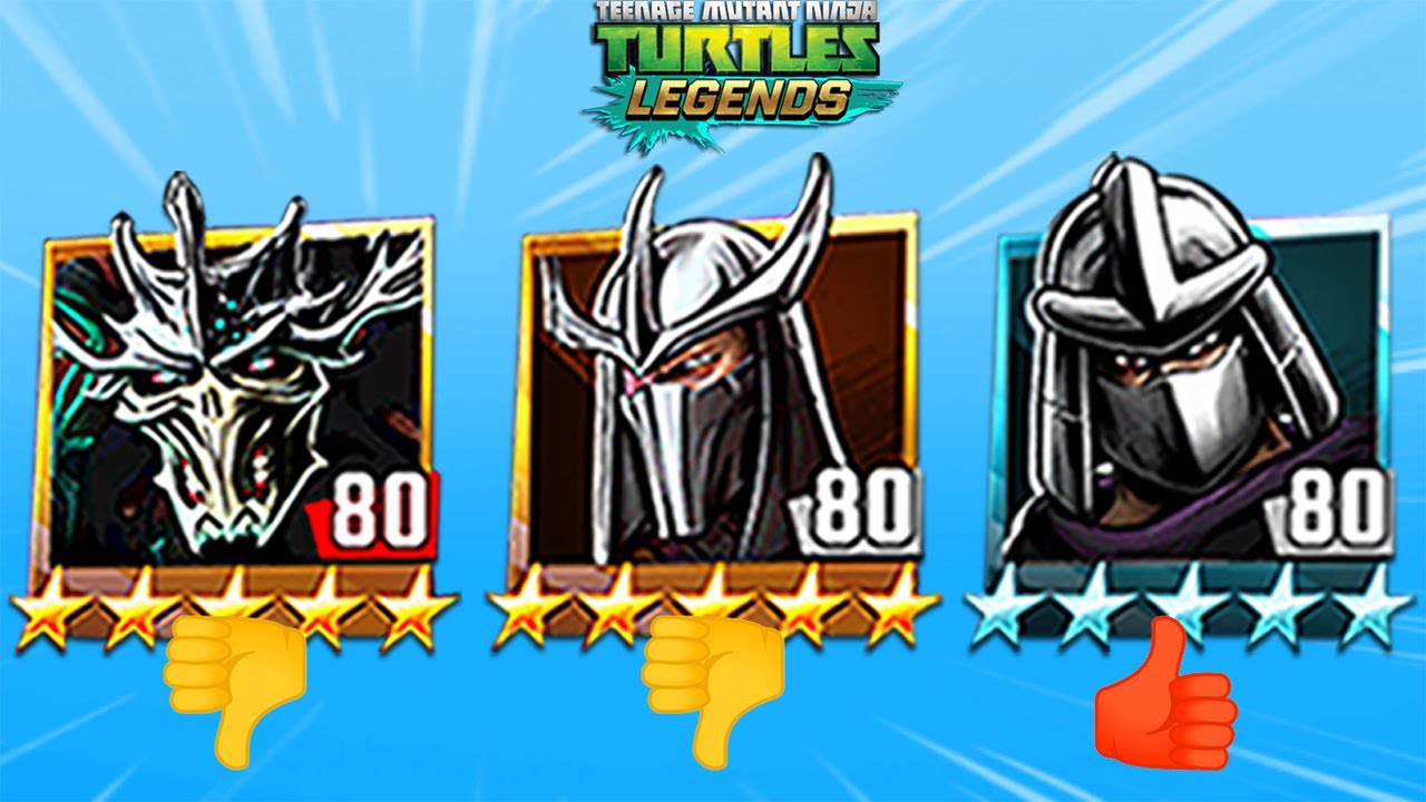 TMNT Legends Krang Classic VS Shredder Super Shredder Shredder Classic