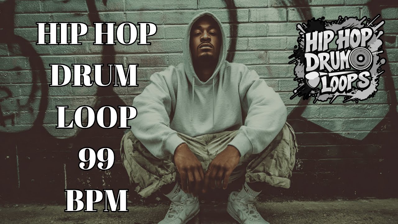 99 BPM Boom Bap Drum Loop | Classic Hip Hop Beat | Royalty Free Drum Loop