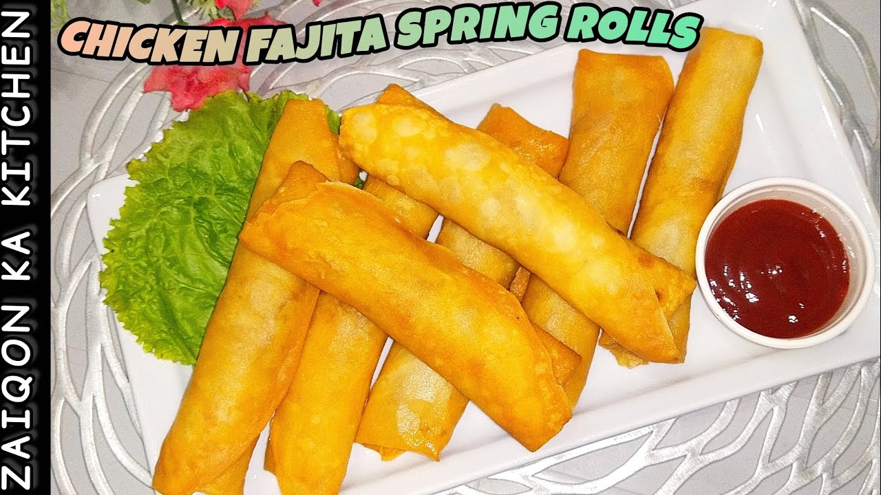 Chicken Fajita Spring Rolls recipe 😍 | Ramzan special 2k26 ❤️✨