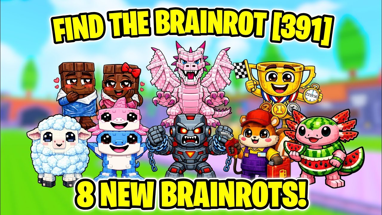 How to get ALL 8 NEW BRAINROTS in Find the Brainrot [391] (ROBLOX)