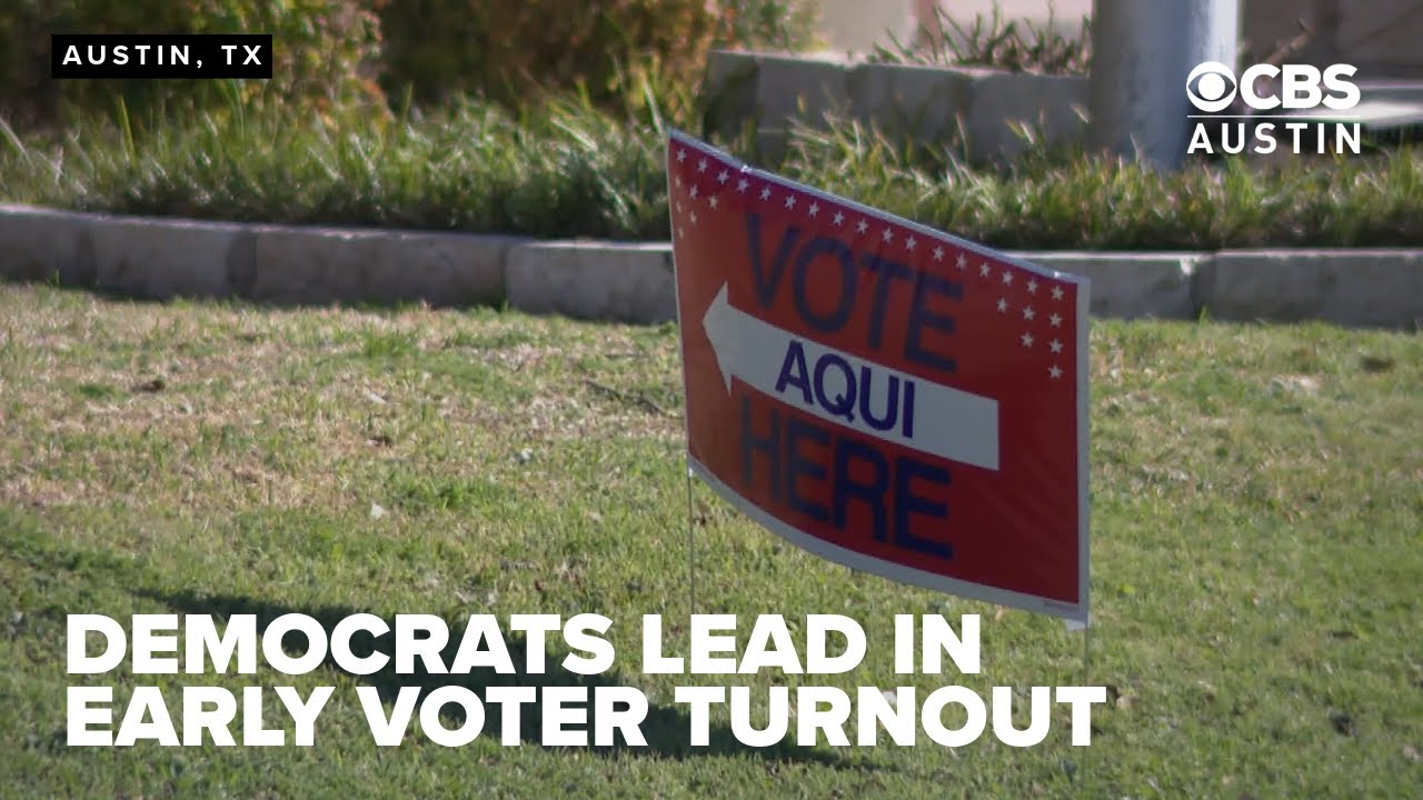Democratic voters leading in early voting turnout as Senate candidates travel state