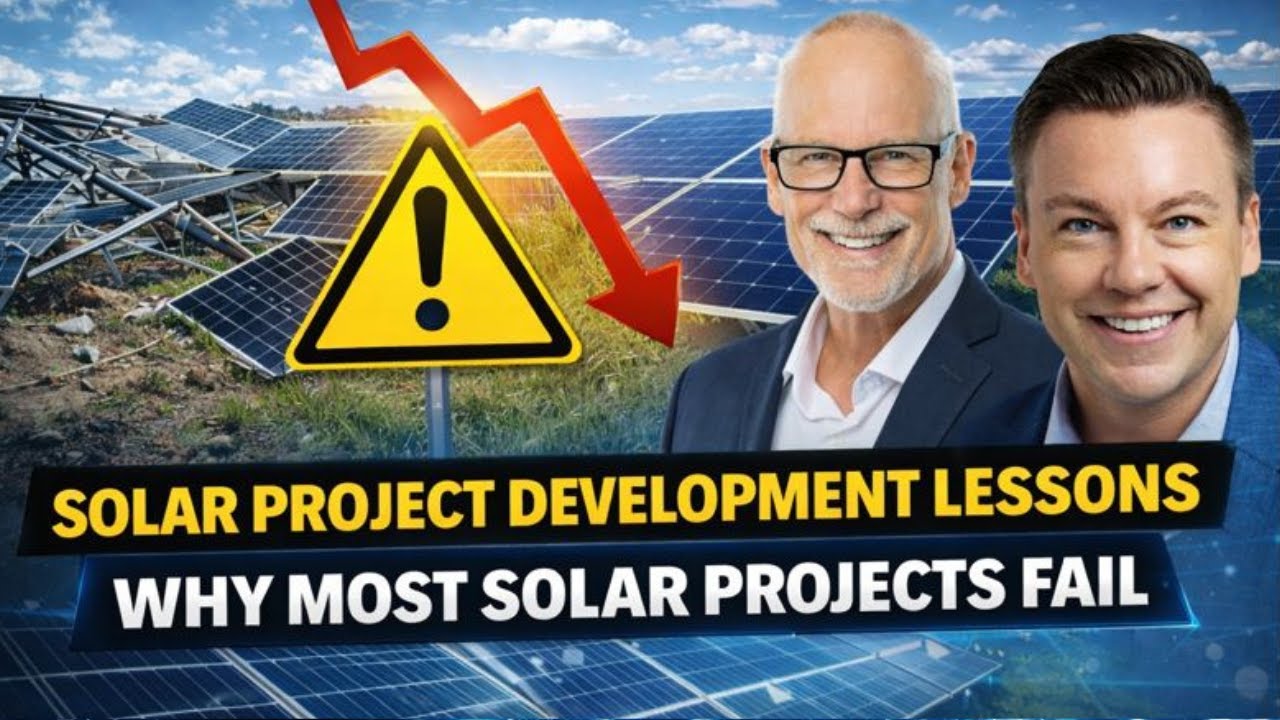 Solar Project Development Lessons: Why Most Solar Projects Fail | Brad Stutzman