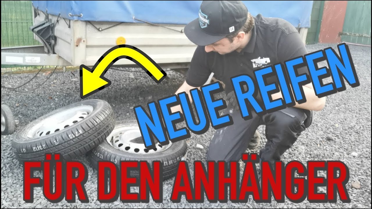 VORBEREITUNG FÜR DEN TÜV | NEUE REIFEN FÜR DEN ANHÄNGER | KrisGarage