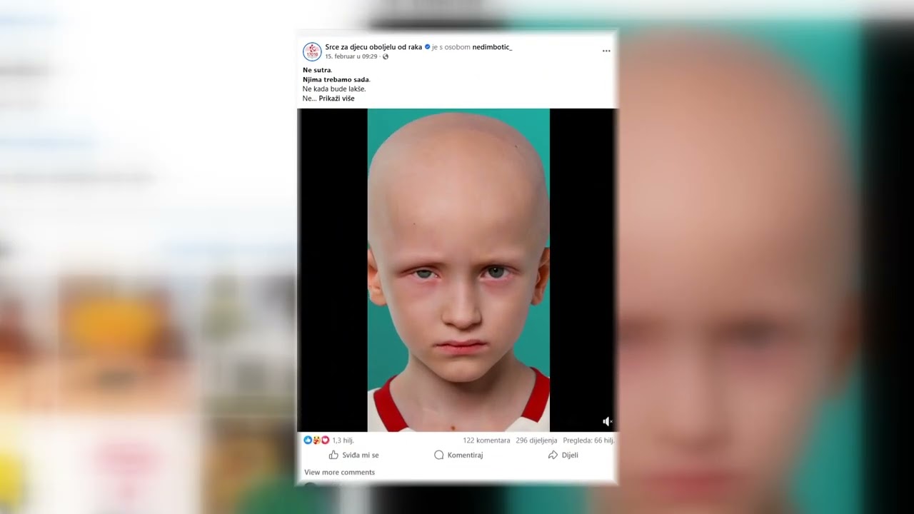 Podrška djeci oboljeloj od raka: U toku kampanja za Interventni medicinski fond