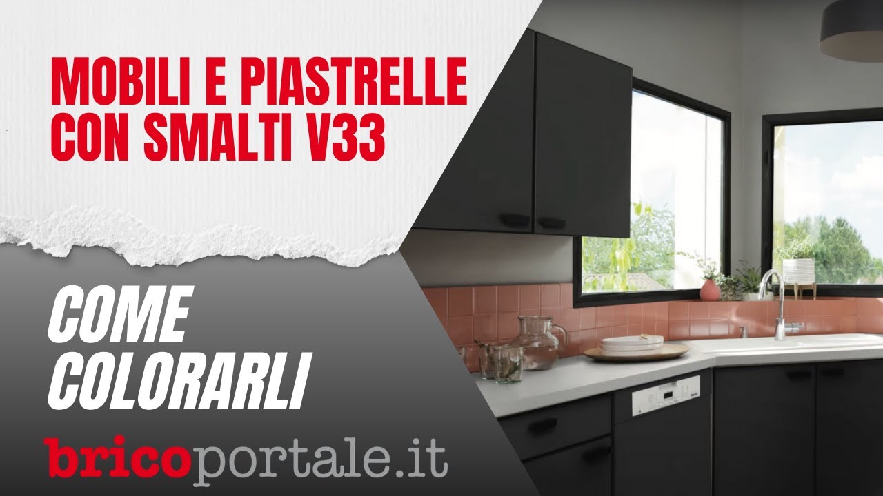 Come colorare mobili e piastrelle con gli smalti V33 Rinnovare Perfection