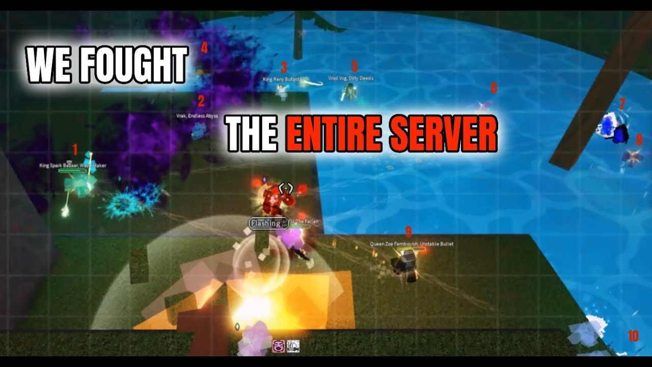 WE FOUGHT THE ENTIRE SERVER | Rogueblox