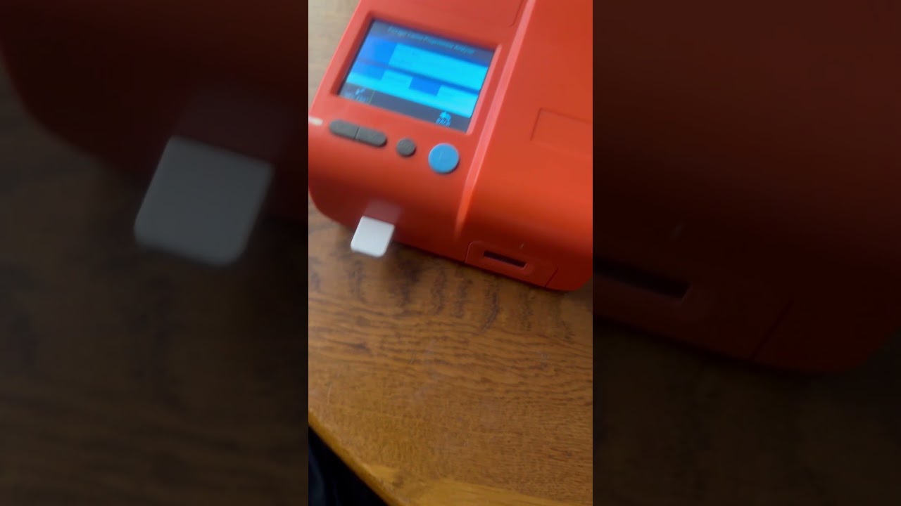 Portable progesterone machine, program new test strips ￼chip