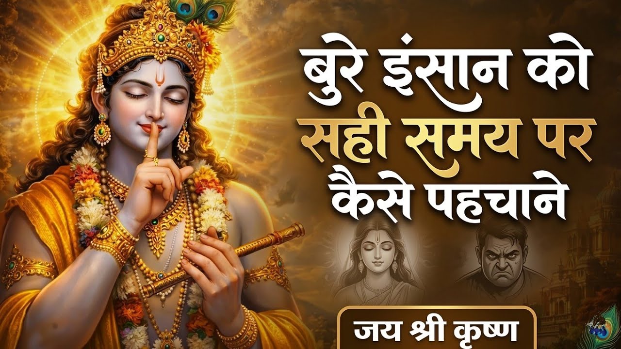 बुरे इंसान को सही समय पर कैसे पहचाने | Krishna Motivational Speech | Krishnavani | krishnamotivation