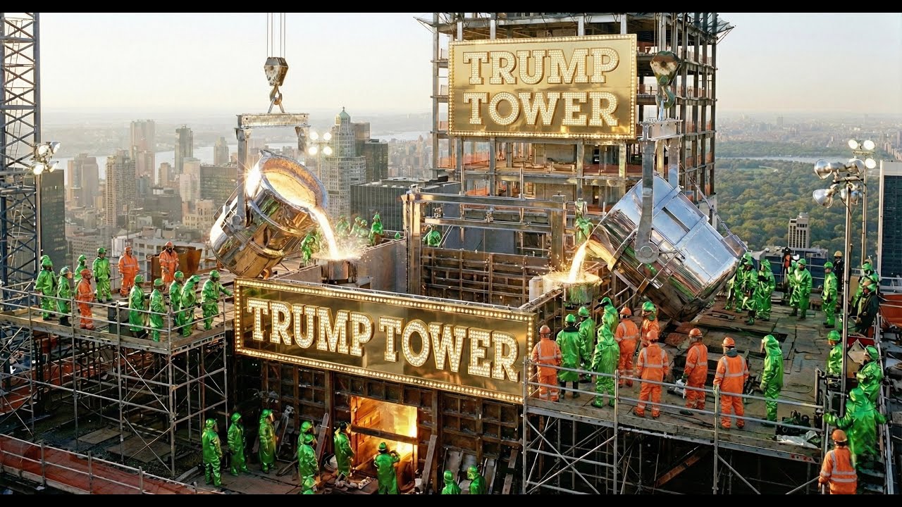 Inside Trump’s $1 BILLION Gold Tower : $200M Gold Penthouse On Top