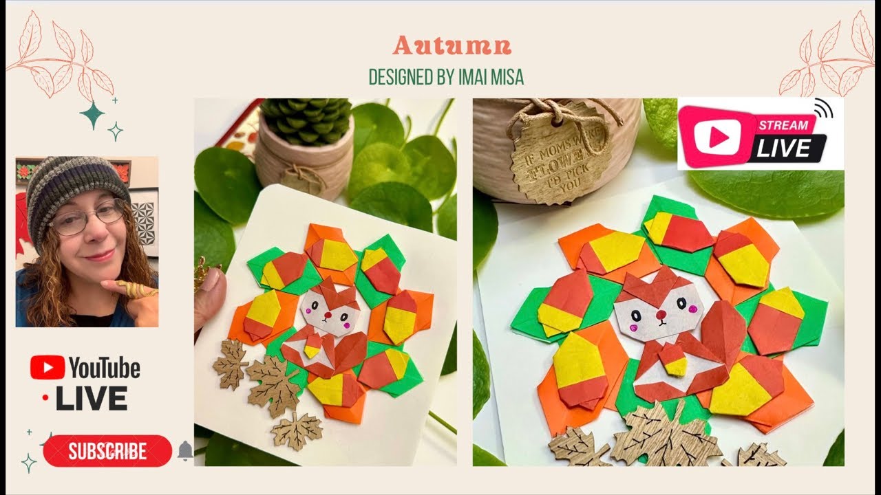 Friday Live Stream 1: Origami Autumn Wreath