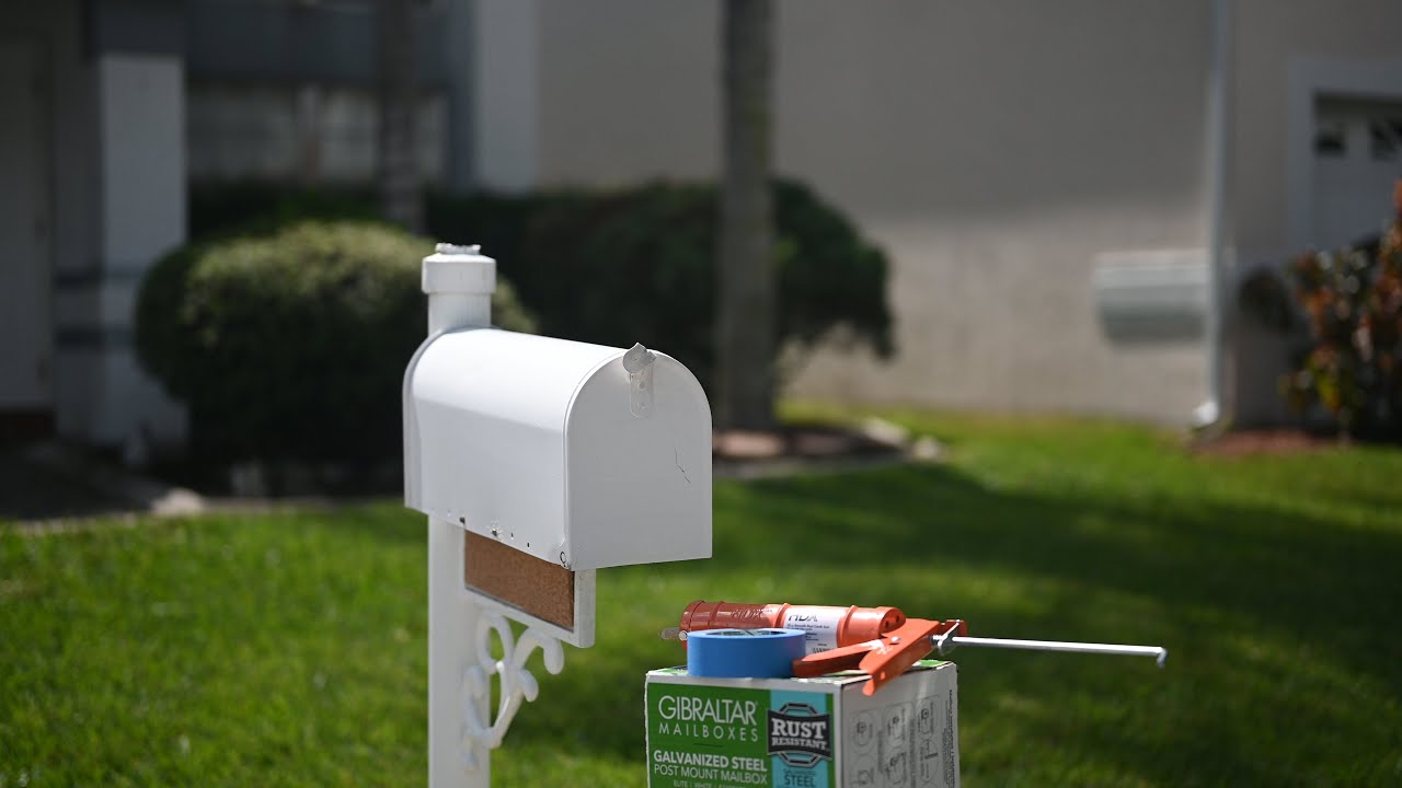 DIY Mailbox Repair, Post Restoration, Painting Replacement