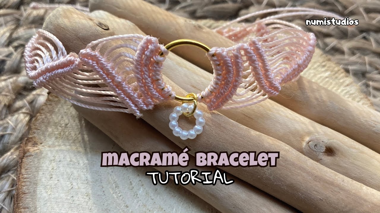 How to Make a Beautiful Macrame Bracelet with a Charm