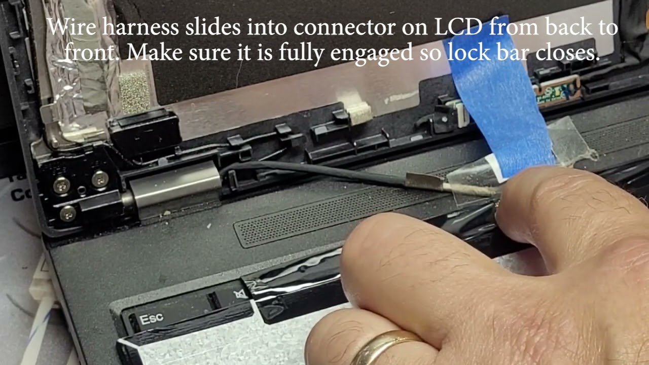 Laptop LCD screen replacement Lenovo ThinkPad P52