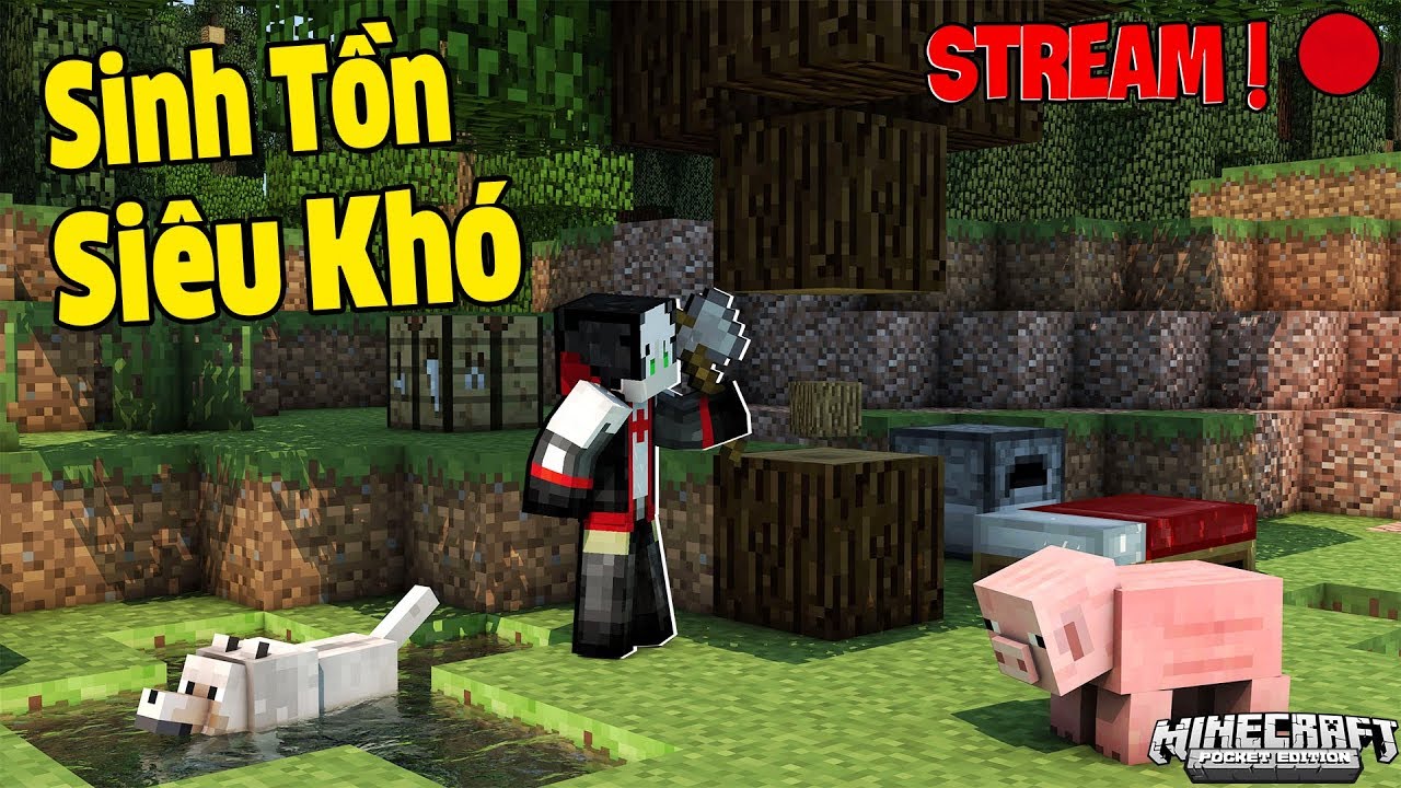 REDHOOD STREAM THỬ THÁCH SINH TỒN THẾ GIỚI SIÊU KHÓ TRONG MINECRAFT*REDHOOD STREAM CÙNG FOXB
