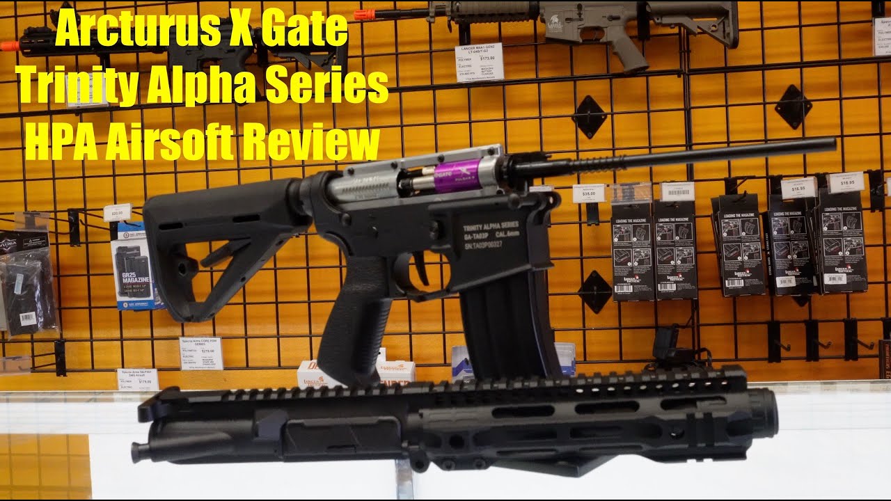 Винтовка HPA от Arcturus X Gate Trinity Armament (страйкбольная винтовка HPA от Bougie!)
