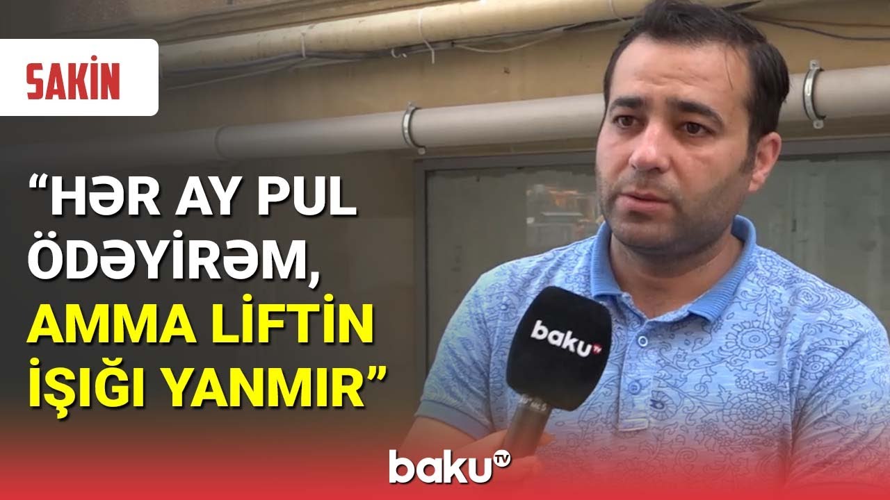 Lifti xarab binanın 