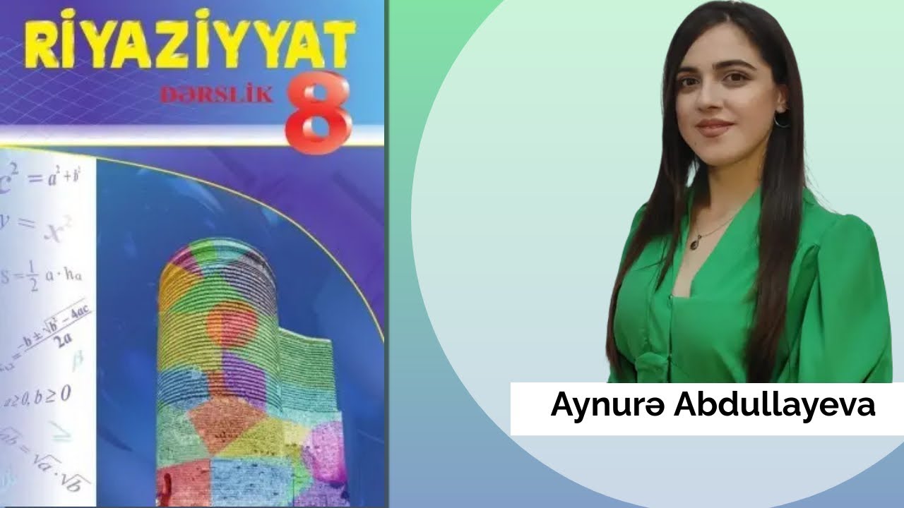 Riyaziyyat 8 ci sinif.  Səhifə 123.  Trapesiyanın sahəsi / Aynurə Abdullayeva
