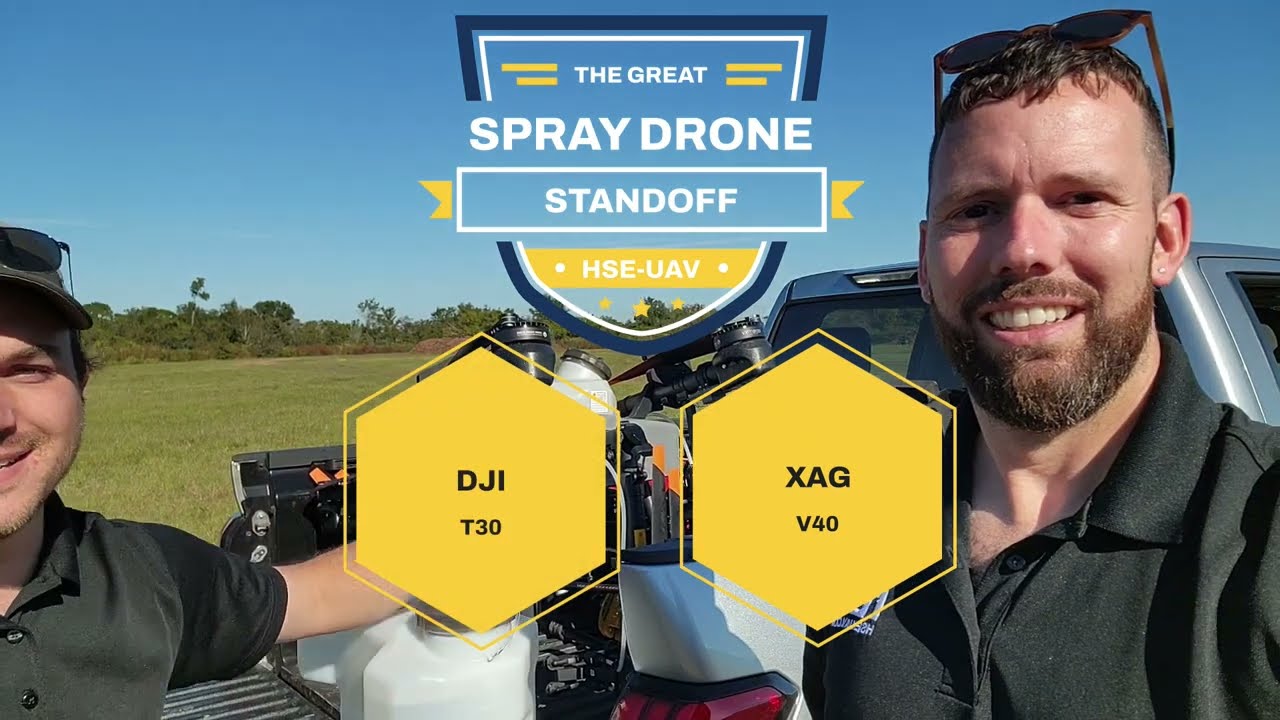 DJI Agras T30 vs. XAG V40 SPRAYING DRONE STANDOFF COMPARISON 💥