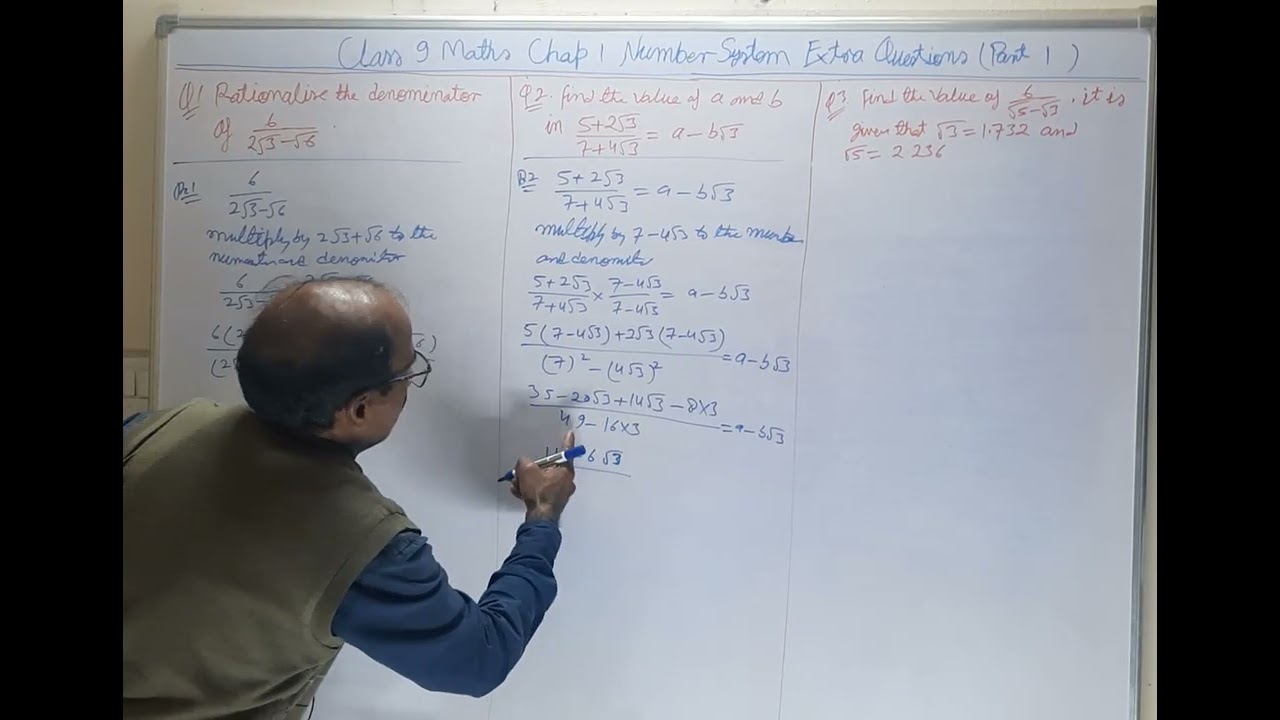 Class 9 Maths Chapter 1 Number System, ( Extra Questions) ( Part 1)