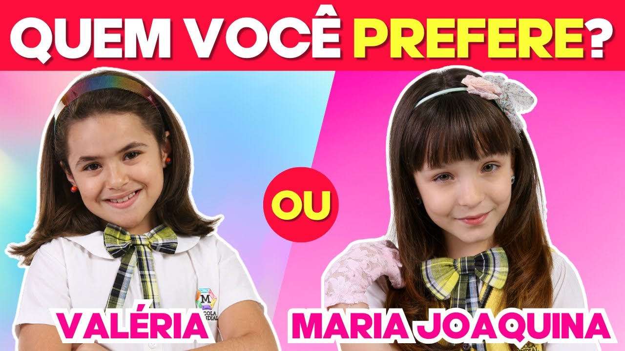 QUEM VOCÊ PREFERE? EDIÇÃO: NOVELA CARROSSEL | Planeta Quiz