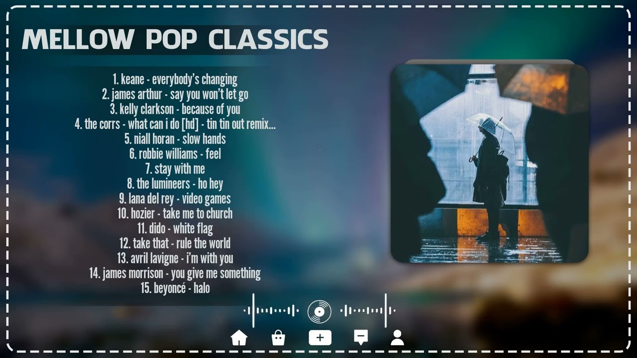 Mellow Pop Classics -  Greatest Hits ~ Best Songs Music Hits Collection Top 15 Pop Artists of A