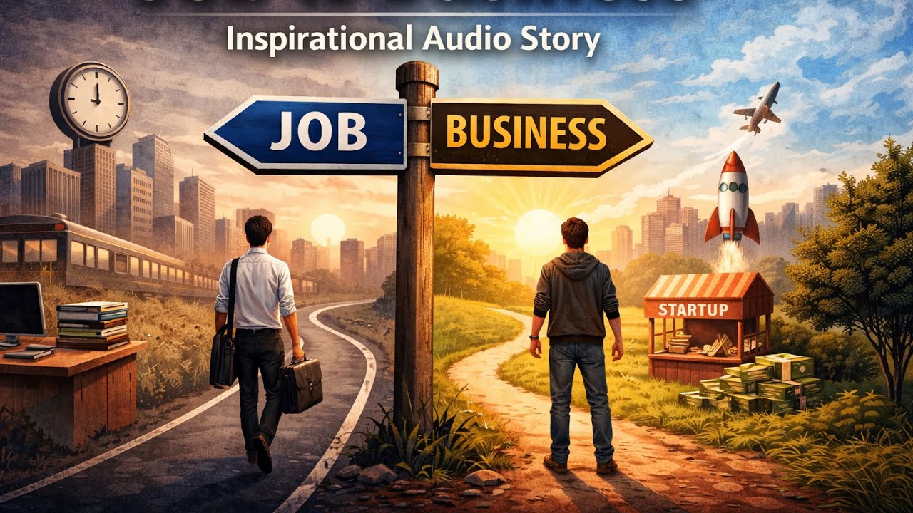 9 to 6 Job vs Entrepreneurship || Inspirational Audio Story || Employee se Entrepreneur ka safar🔥🤝😎