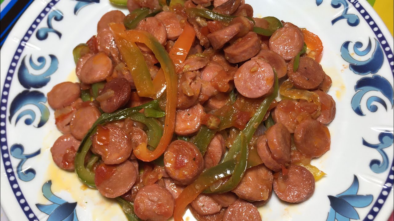 Salchichas a la mexicana