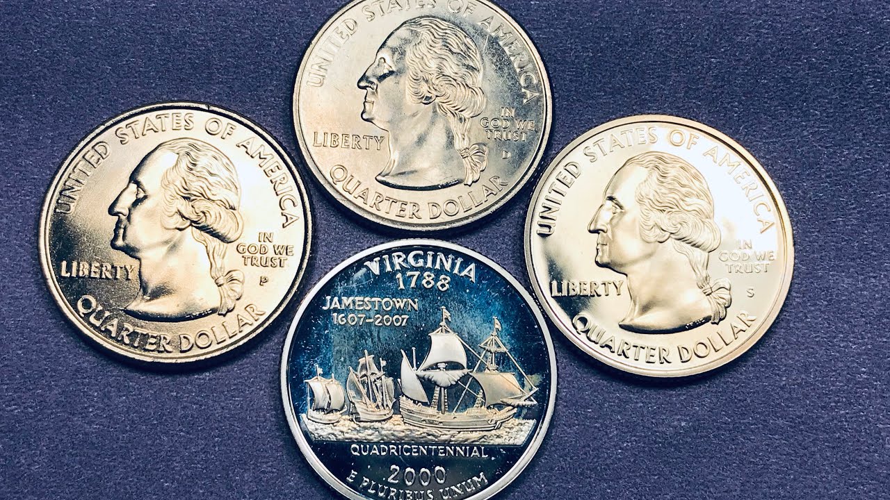 1.5 Billion US 2000 Virginia Quarters Minted - United States Coins