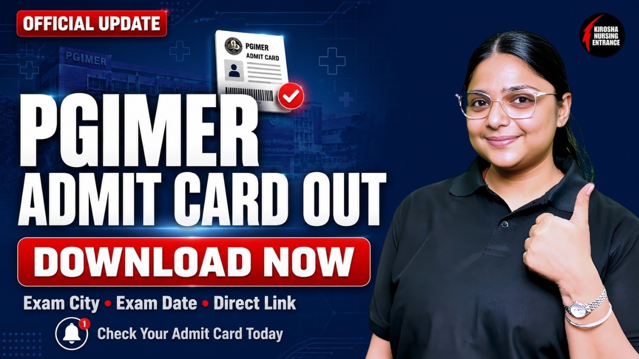 PGIMER Admit Card 2026 Out 🔥 | Download Now | Exam Date, Exam City & Direct Link | PGIMER Chandigarh