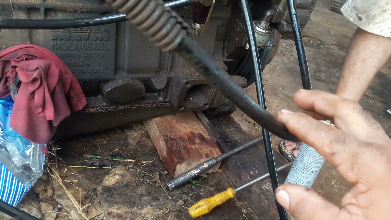 como destravar o elemento da bomba injetora do motor MWM x10 sem desmonta