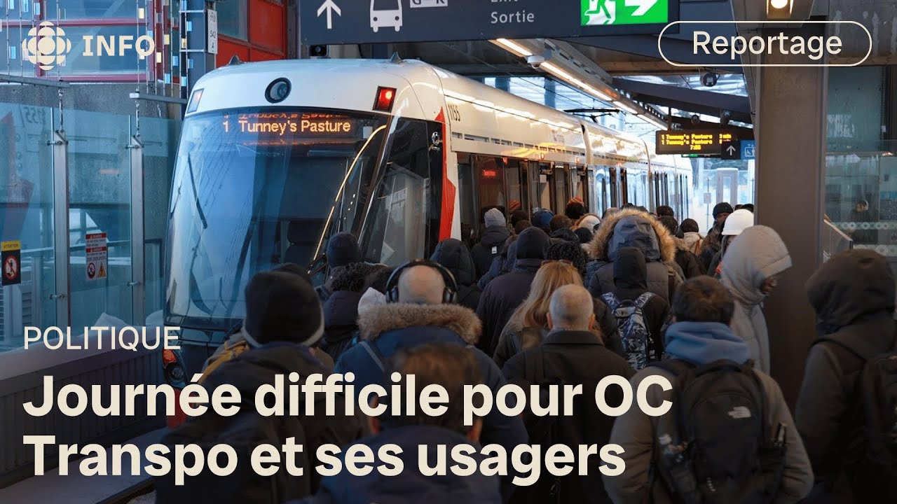 Train léger : journée pénible pour les usagers d'Ottawa