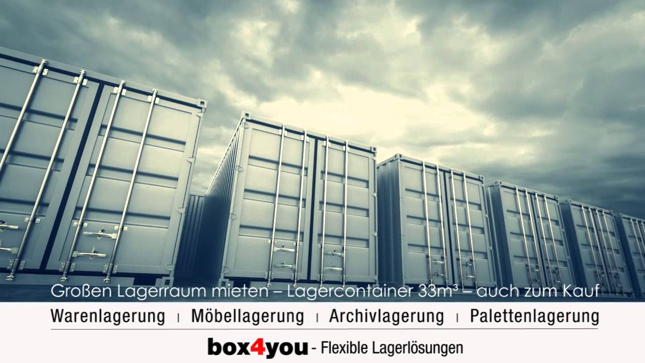 Gro&szlig;en Lagerraum mieten &ndash; Lagercontainer 33m&sup3; &ndash; auch zum Kauf