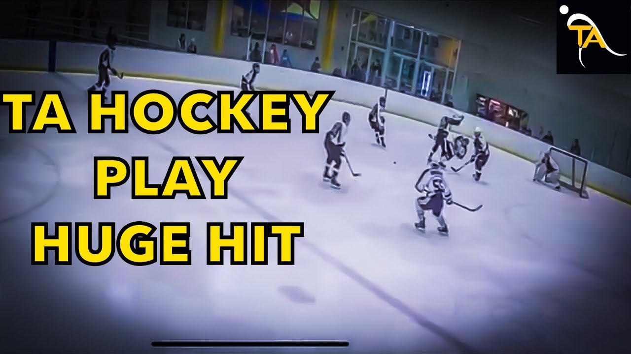 TA Hockey Play of the Week Winner! 12/16/19 - Huge hit by Jordan Stein