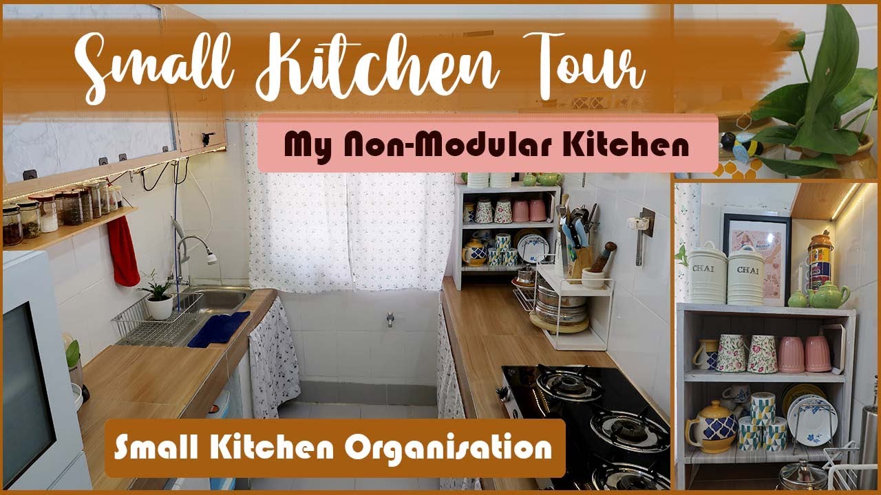 My SARKARI Small Kitchen Tour | Small kitchen Organization