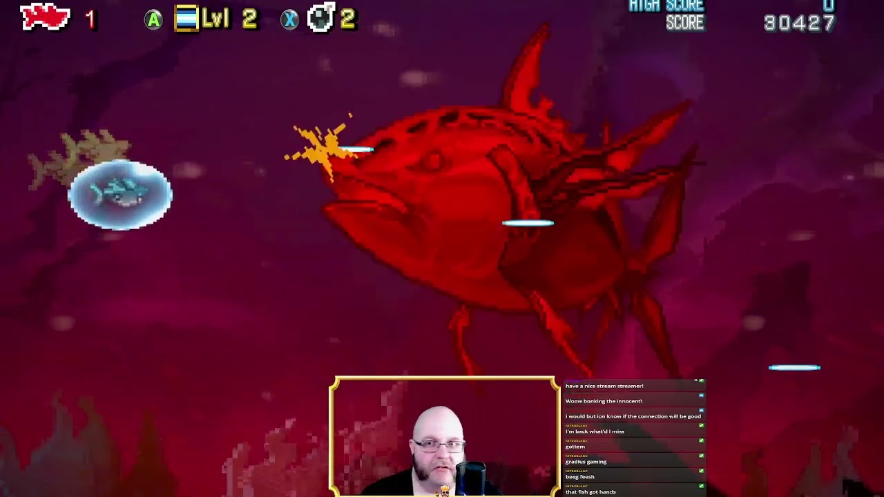 GRADIUS with FISHIES