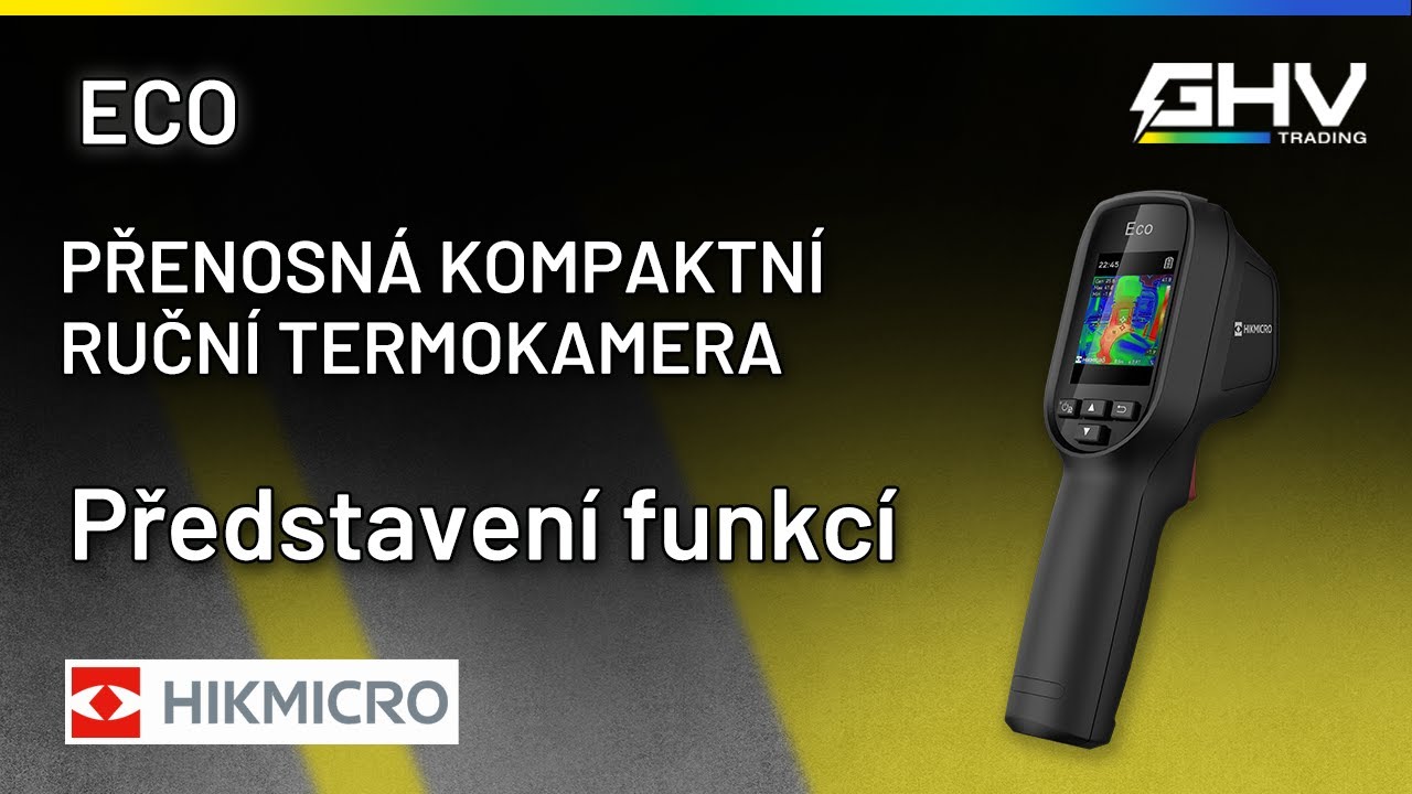 Hikmicro Eco - představen&iacute; funkc&iacute; kompaktn&iacute; ručn&iacute; termokamery