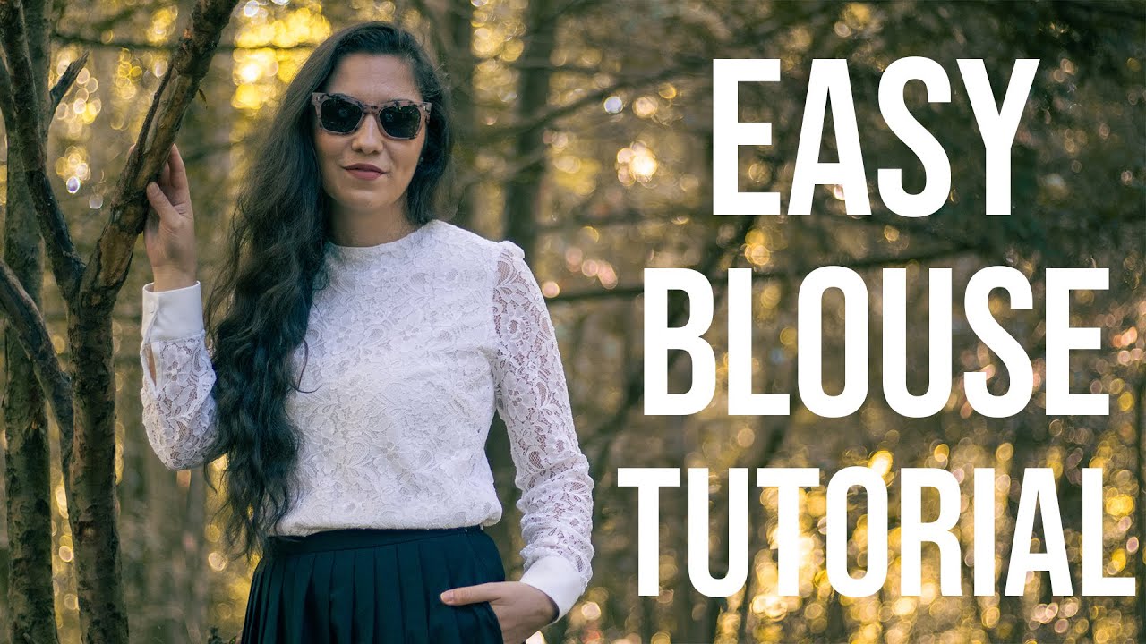 EASY TO SEW, CLASSIC & TIMELESS SOPHIE BLOUSE  |   FREE PATTERN & SEWING TUTORIAL