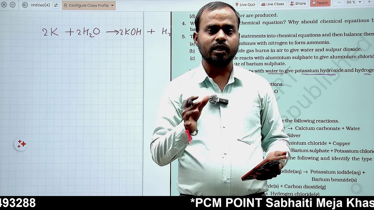 #PCM POINT #RC SIR #class10 #science #chemistry #chapter1