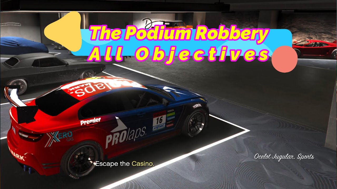 The Podium Robbery - All Objectives - GTA Online