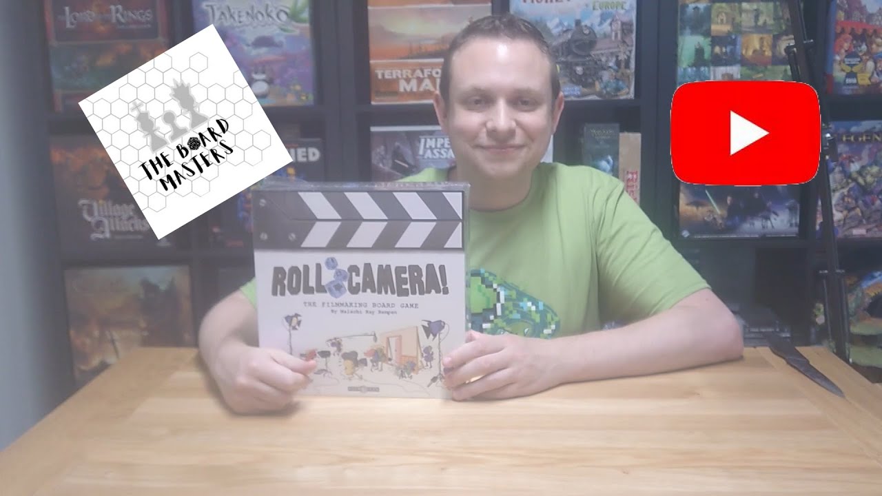 Unboxing Roll Camera! The Filmmaking Board Game! ACTION!