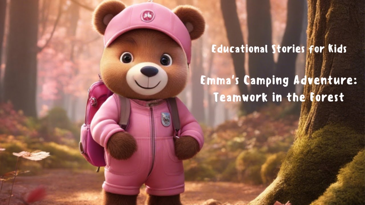 Emma's Camping Adventure: Teamwork in the Forest | Kids Stories | Learning | Animated Story Book