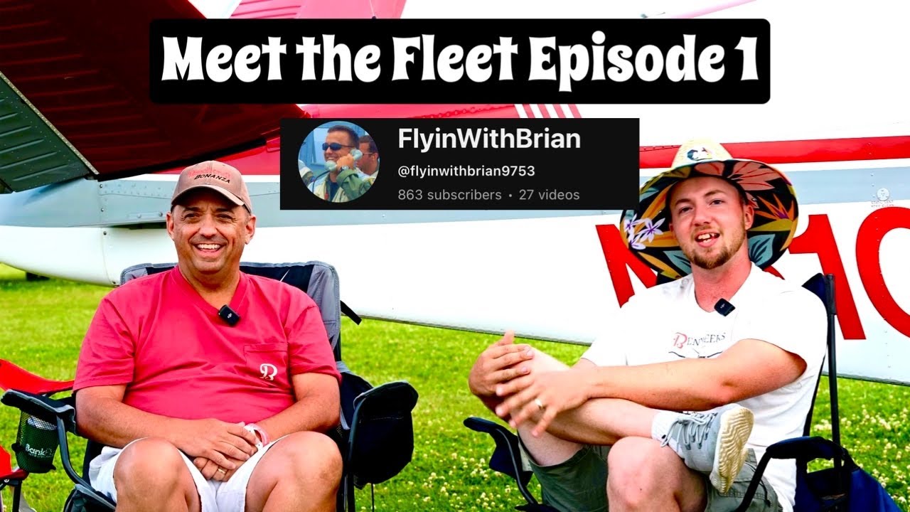 Meet the Fleet Episode 1: FlyinWithBrian and his N35 V-Tail Bonanza