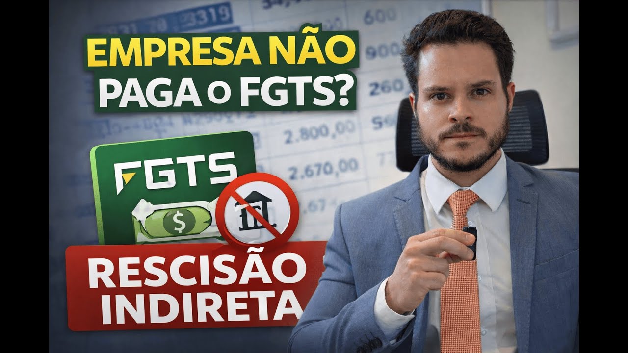 FALTA DE DEPÓSITO DO FGTS. O QUE FAZER? GERA RESCISÃO INDIRETA?